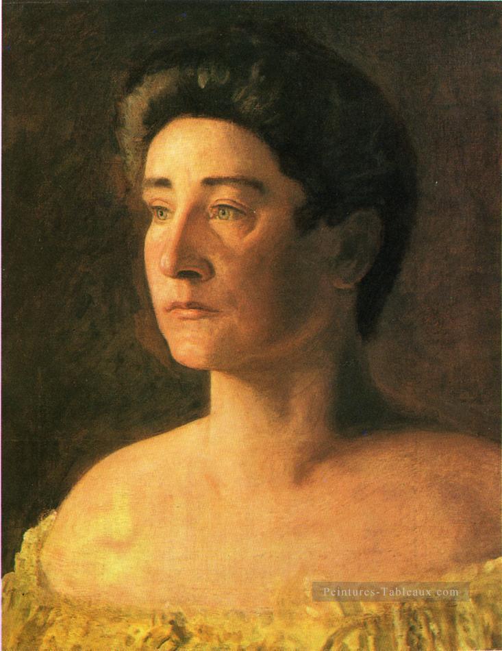 Un chanteur Portrait de Mme Leigo réalisme portraits Thomas Eakins Peintures à l'huile